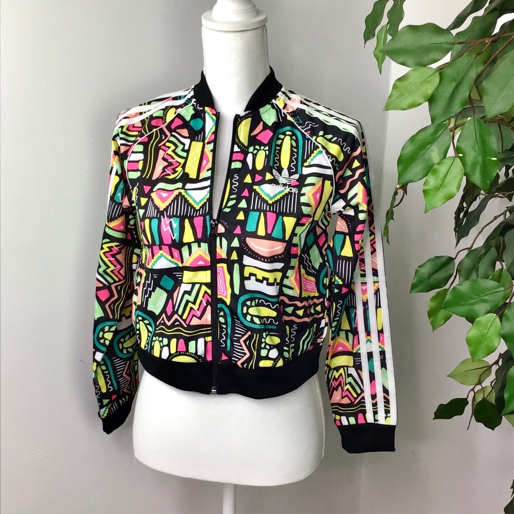 ADIDAS | Teen Cropped Superstar (SST) Multi Jacket - Picture 2 of 16